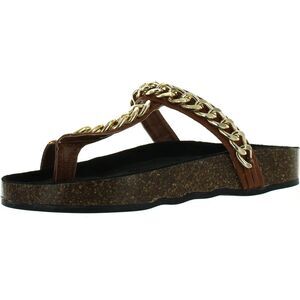 Wild Rose CANDICE-06 Camel Pu Womens sandals 7 NEW